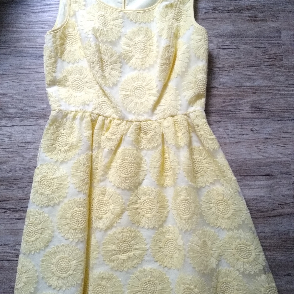 Yellow Lauren Conrad sundress size 12